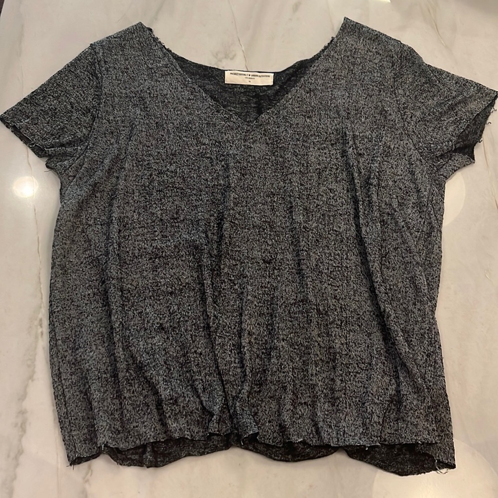 Project Social Tee THE ORIGINAL TEXTURED V - GRAY